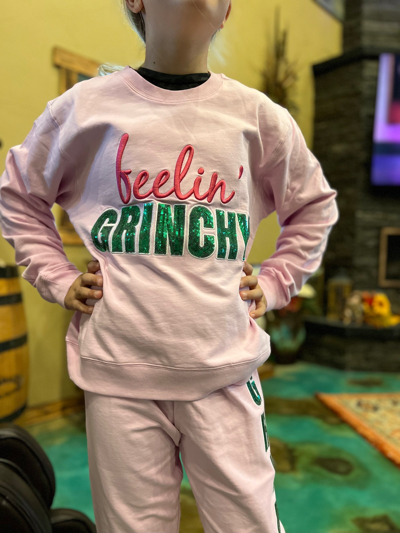 Feeling Grinchy SweatShirt-Sweater-Branded Envy