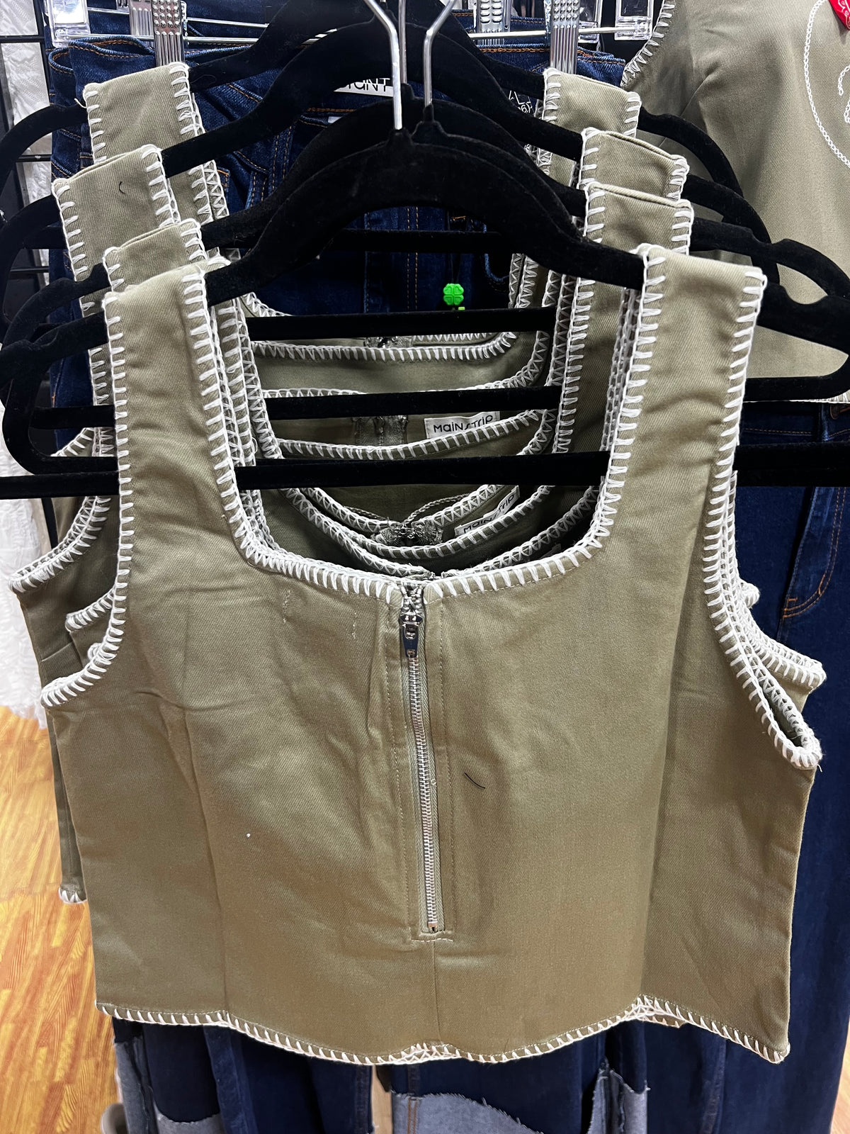 Wild West Embroidered Tank-Branded Envy