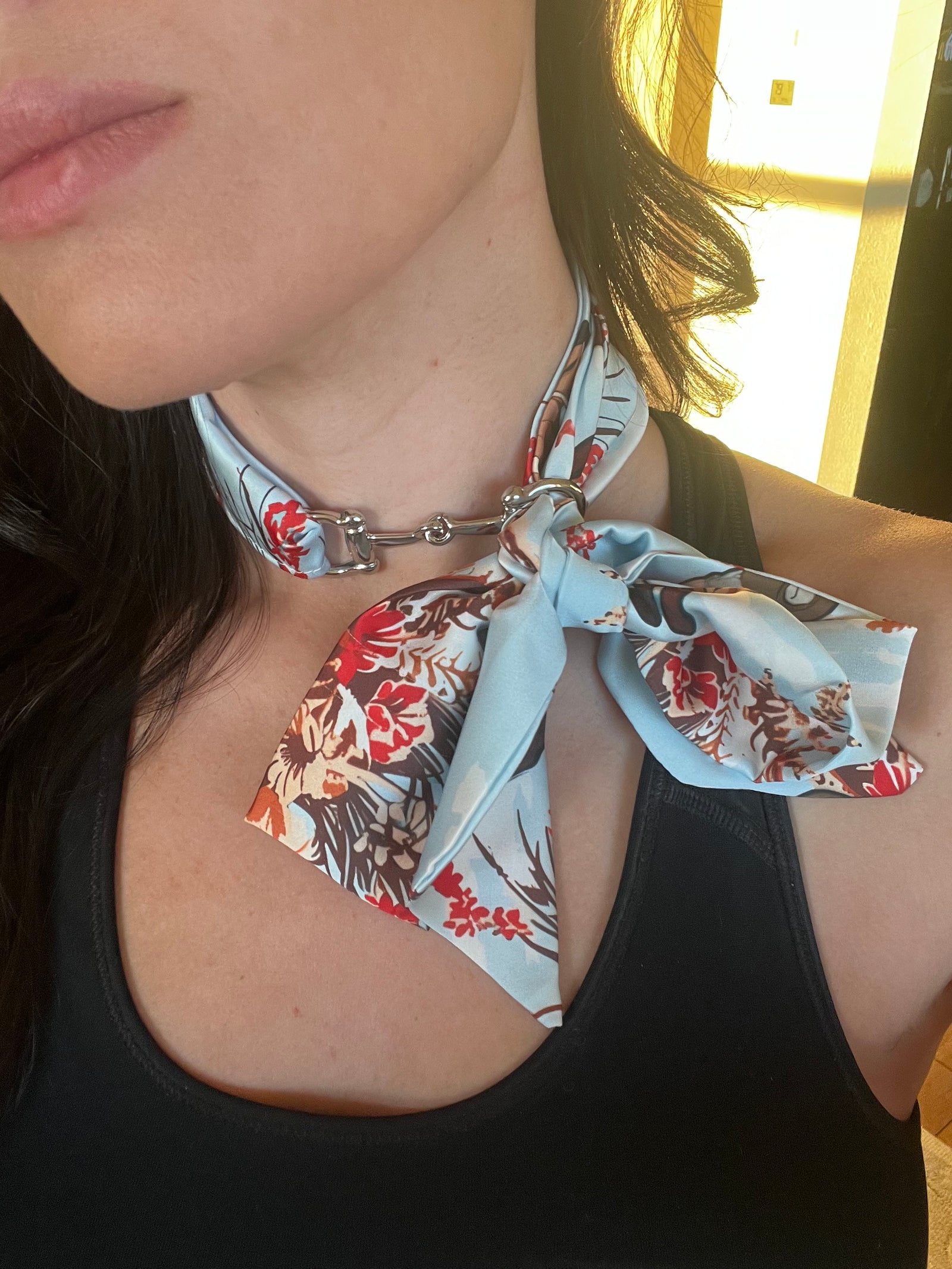 Horse Twill Scarf + Bit-Branded Envy