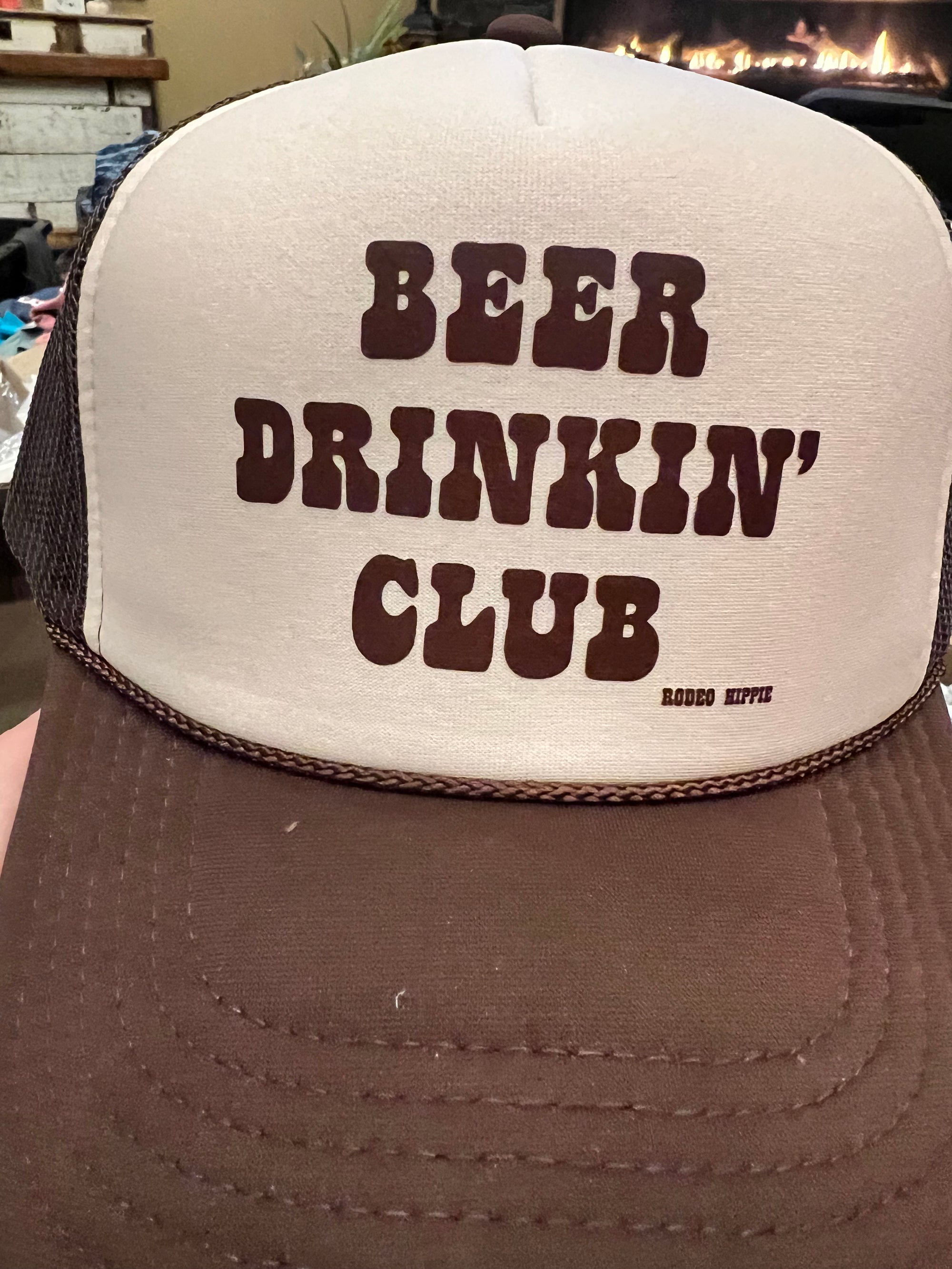 Beer Drinkin Club Trucker Hat-Caps-Branded Envy
