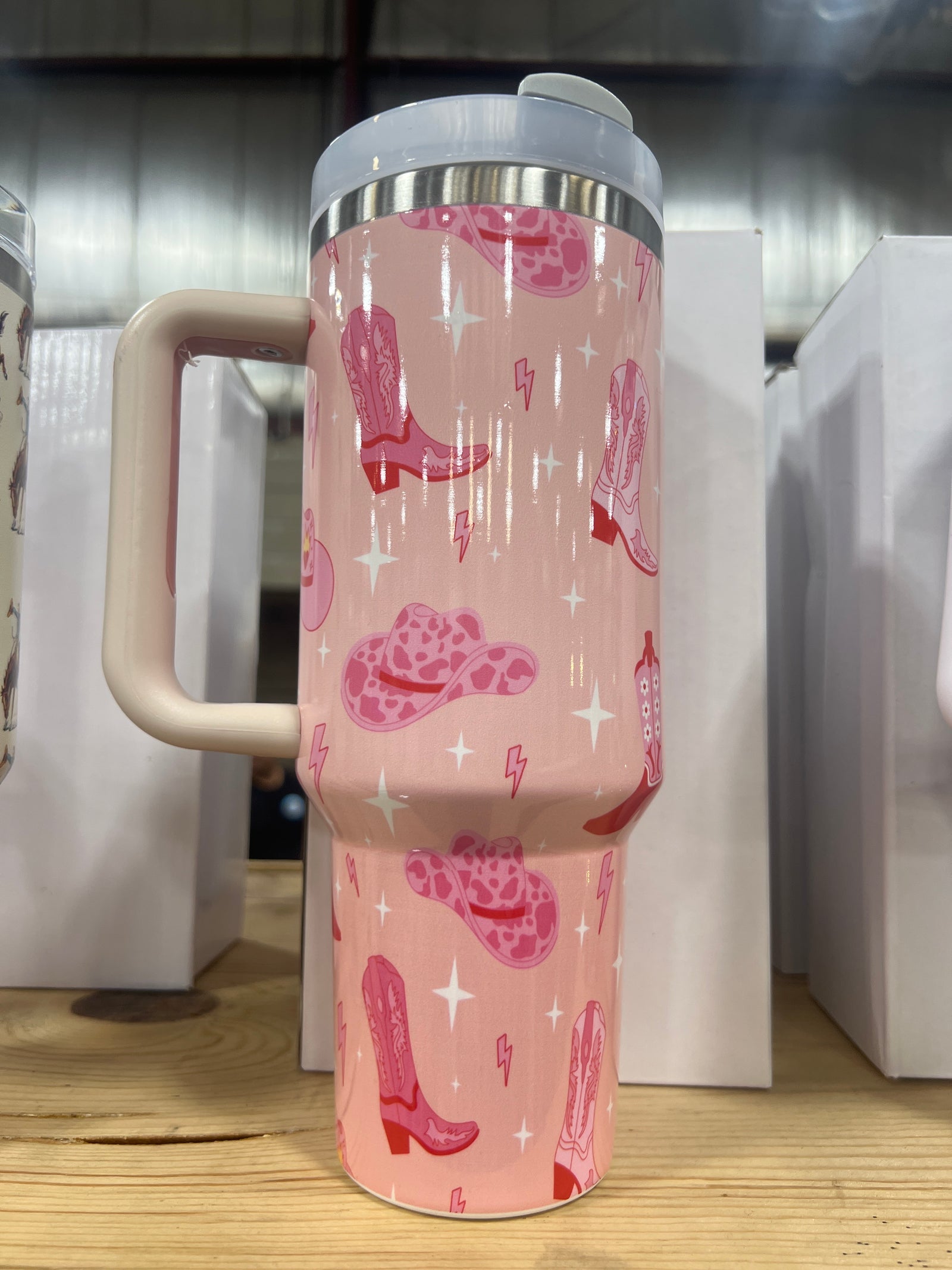 Boots and Hat Tumbler-Branded Envy