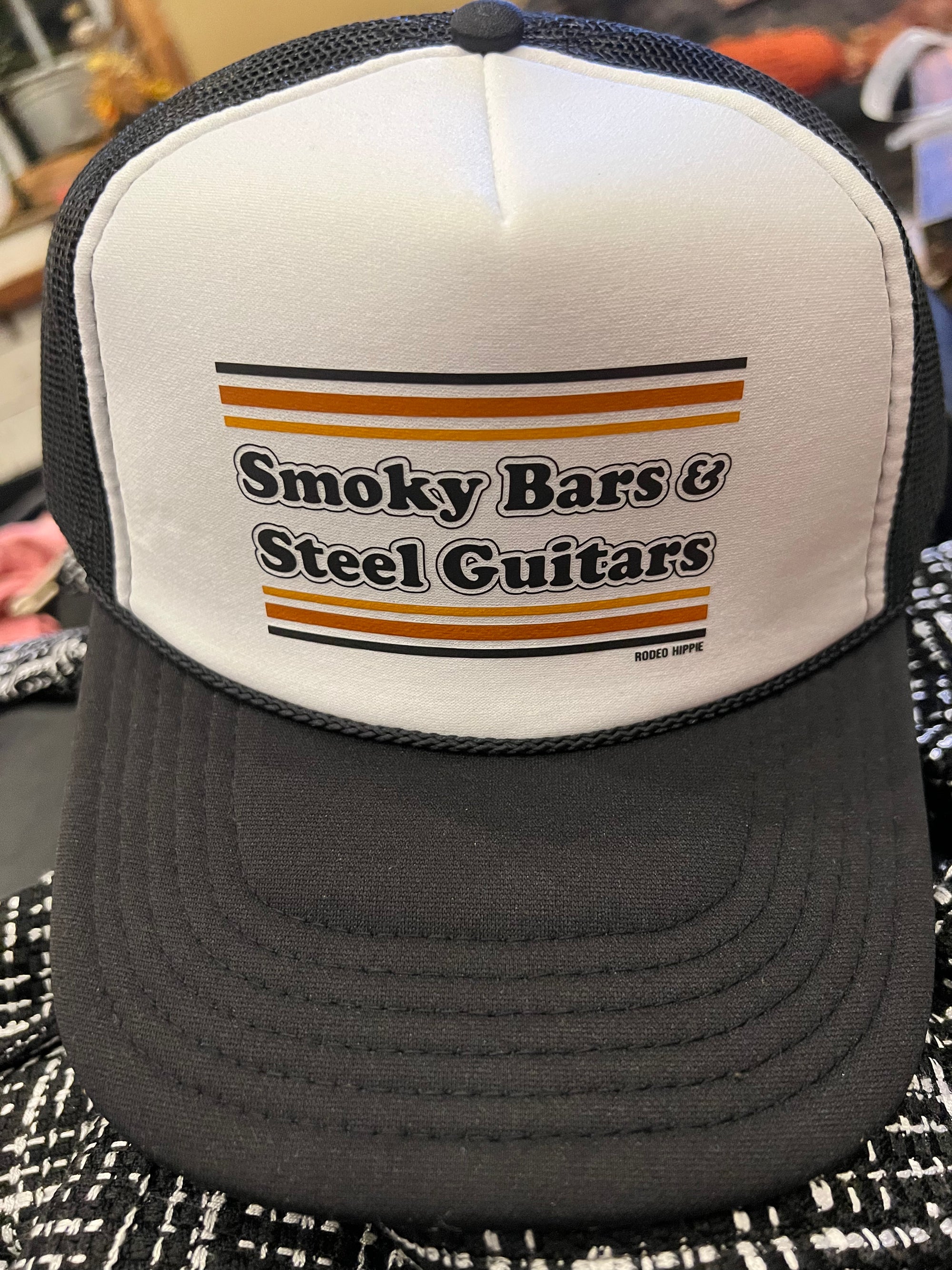 Smoky Bars Trucker Hat-Caps-Branded Envy