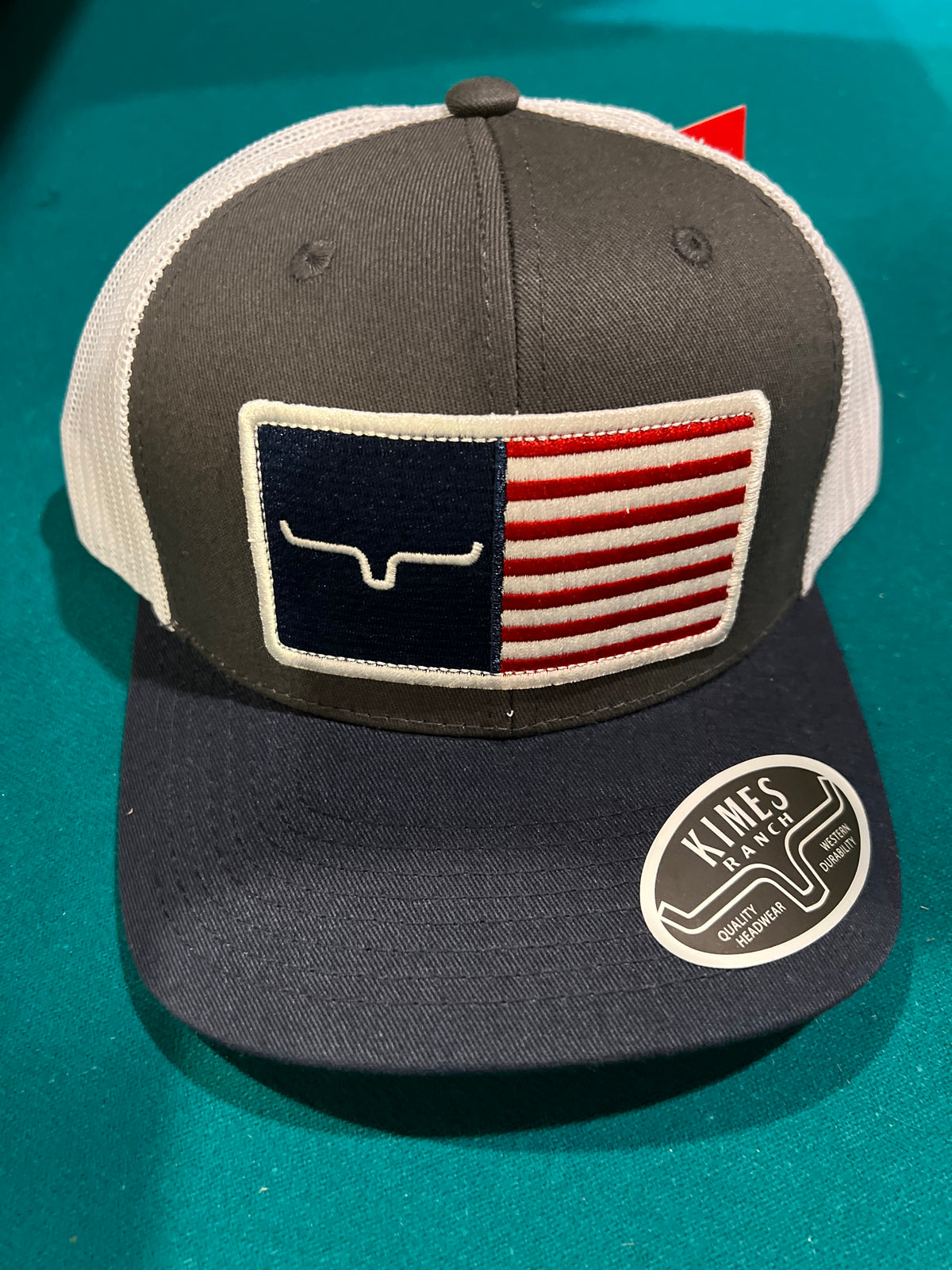 Kimes Ranch American Trucker Charcoal-Caps-Branded Envy