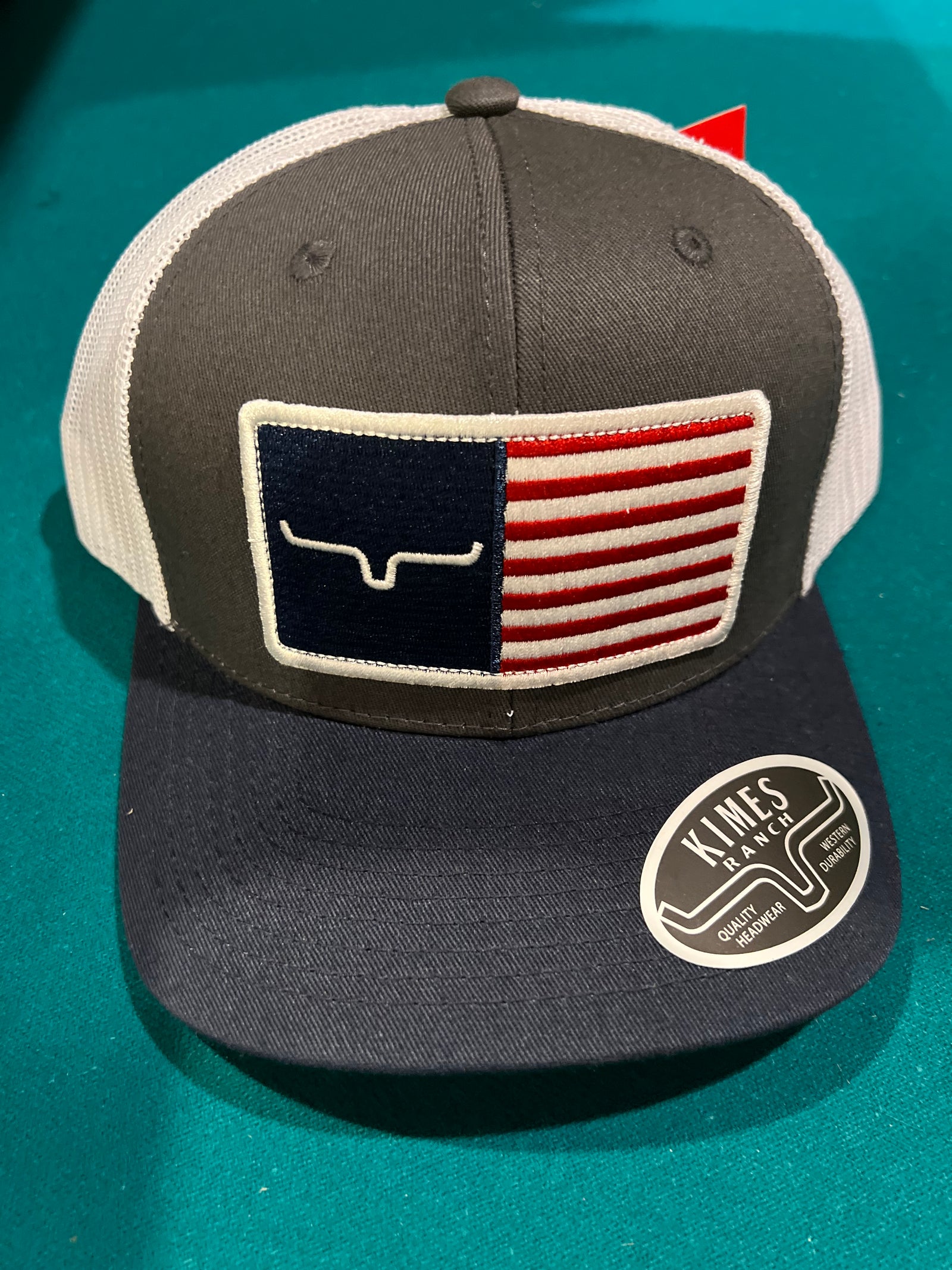 Kimes Ranch American Trucker Charcoal-Caps-Branded Envy