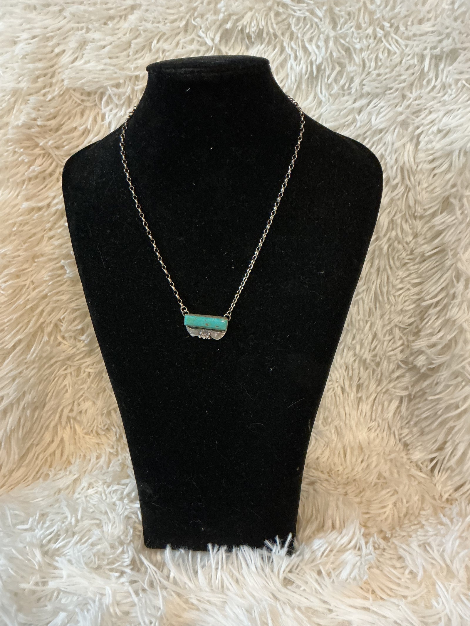 Kingman flower bar necklace-Accessories-Branded Envy