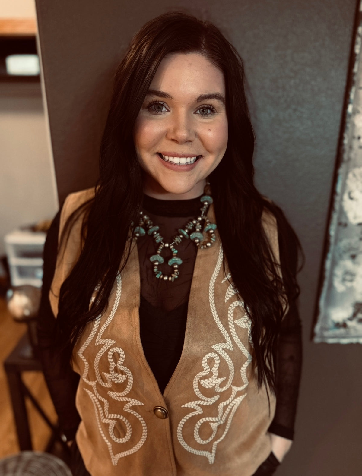 morenei loop necklace-Necklaces-Branded Envy