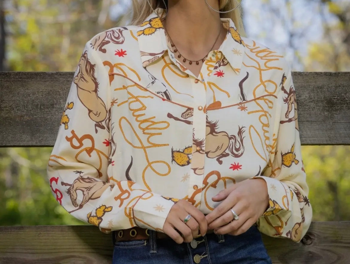 Charlotte Pearl Snap-western shirt-Branded Envy