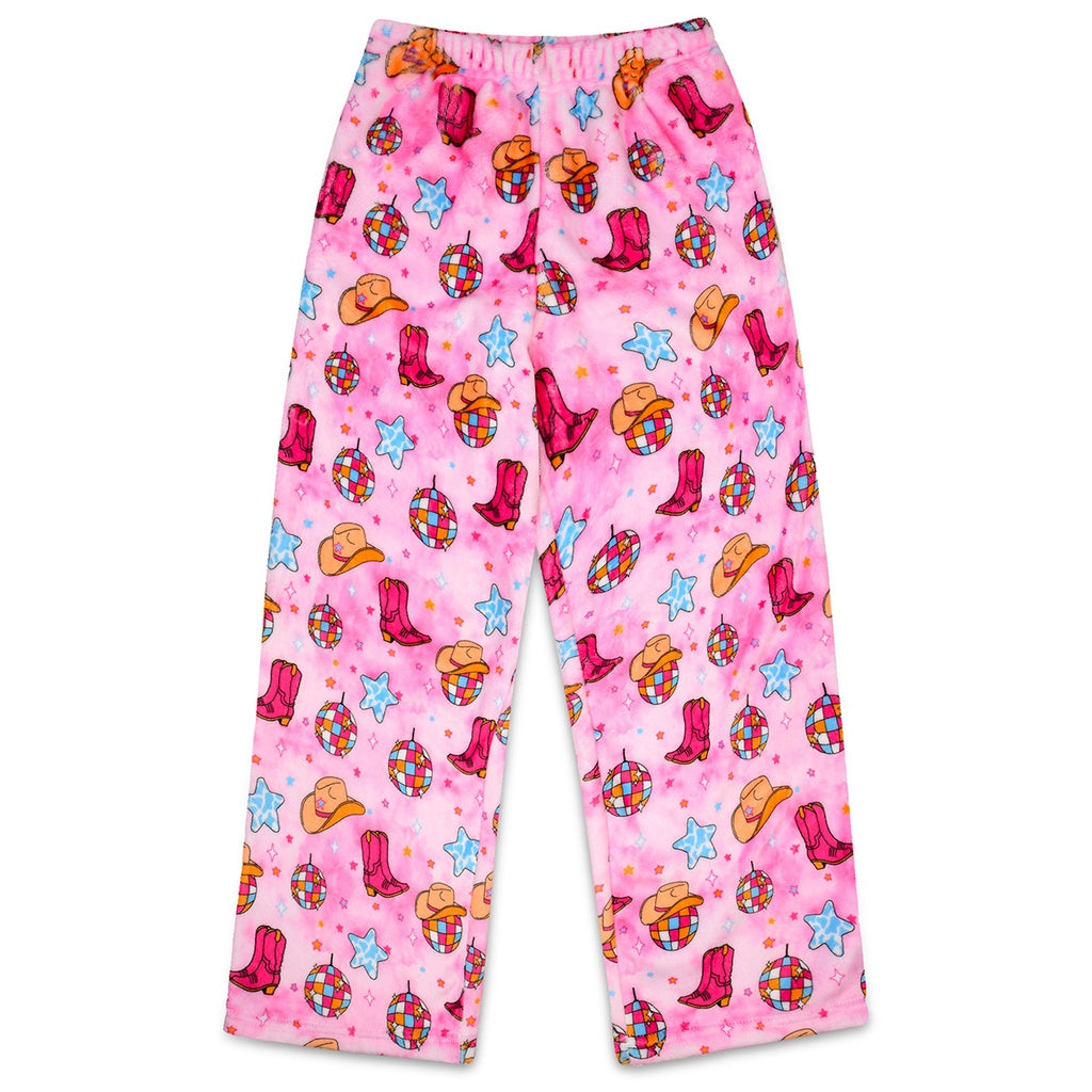 Disco Cowgirl Plush Pants-Bottoms-Branded Envy