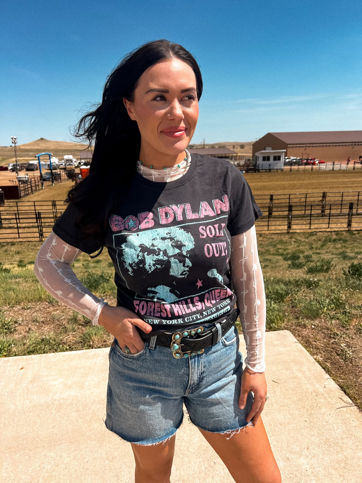 Bob Dylan Forest Hills Tee-Graphic Tee-Branded Envy