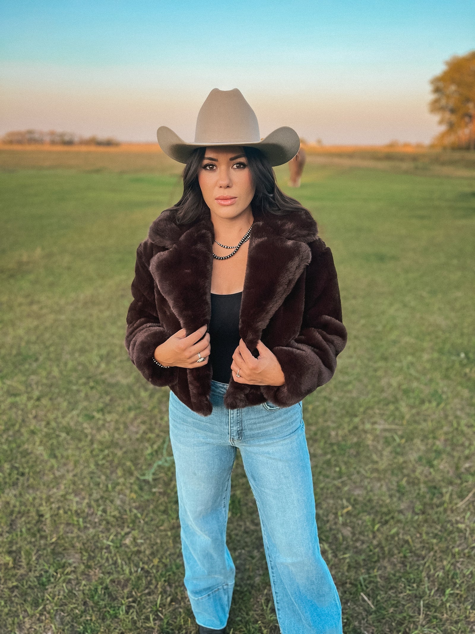 Chocolate Fur Jacket-Branded Envy