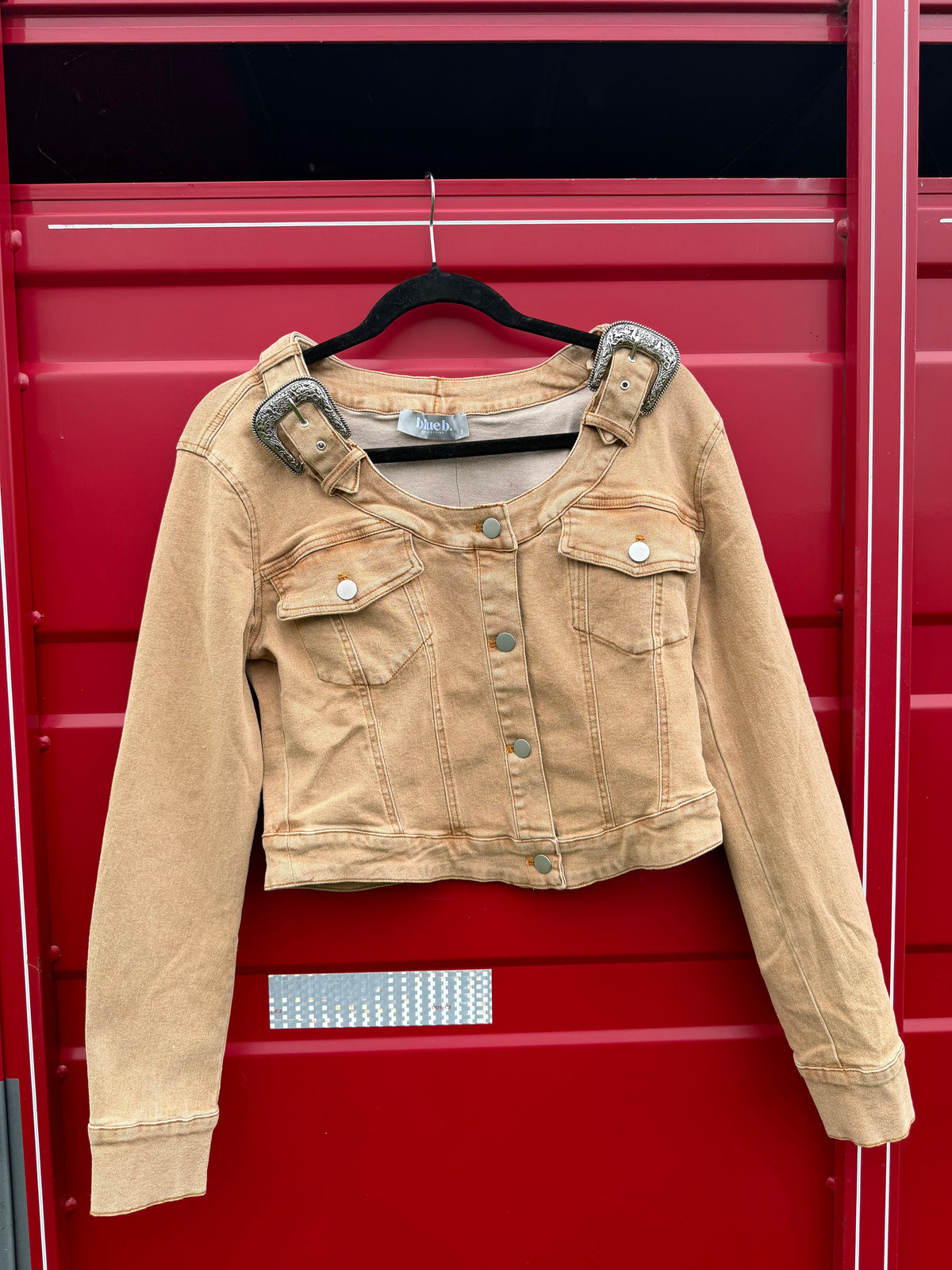 Western Buckle Denim Jacket