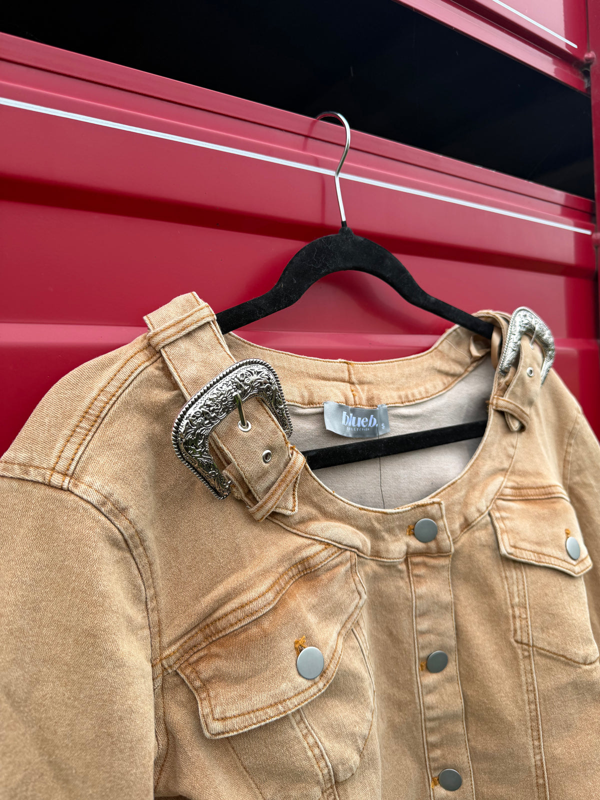 Western Buckle Denim Jacket