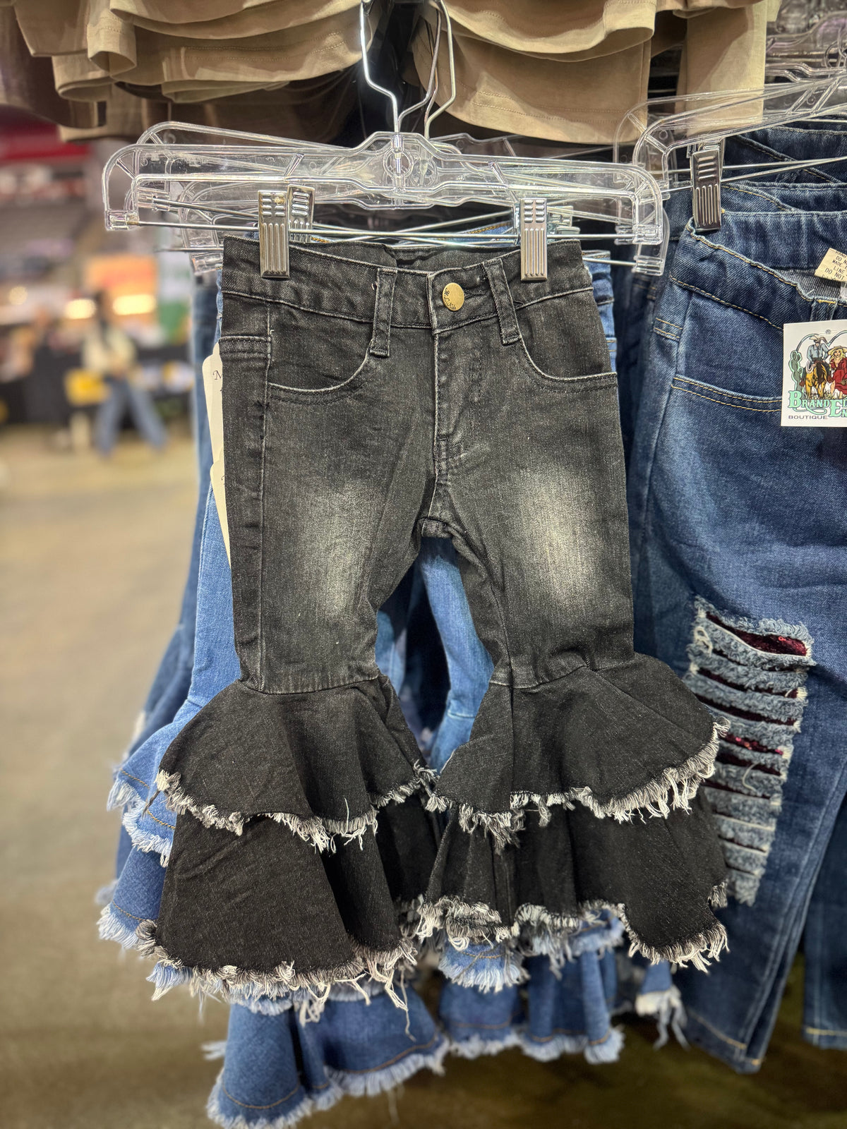 Girls Double Ruffle Bells-Kids Fashion-Branded Envy