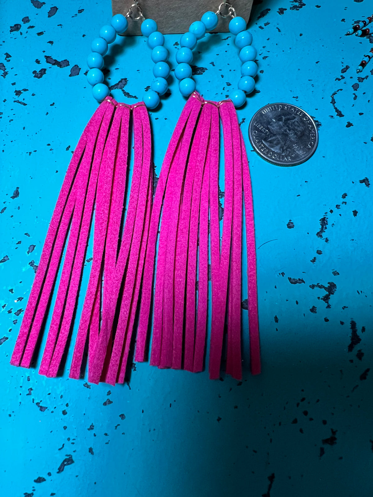 Aurora Turquoise Teardrop Earrings-Earrings-Branded Envy