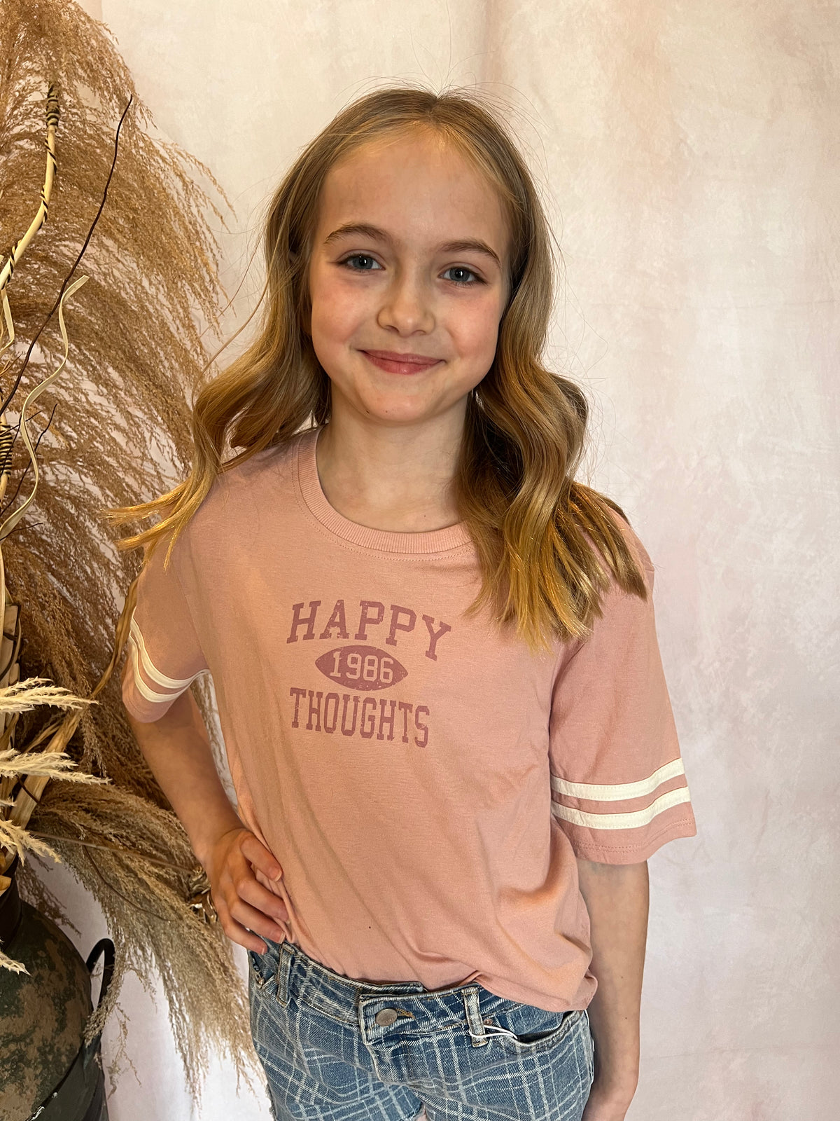 Tween Happy Thoughts Crop-tween-Branded Envy