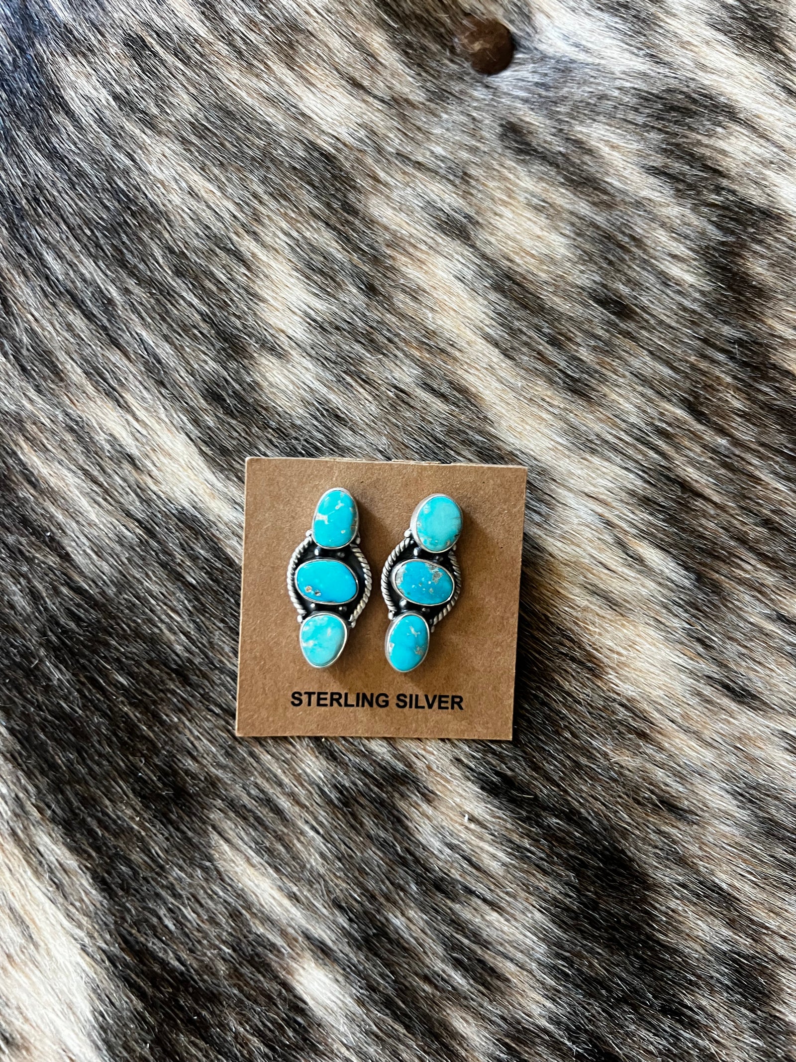 White Water Turquoise Earrings-Branded Envy