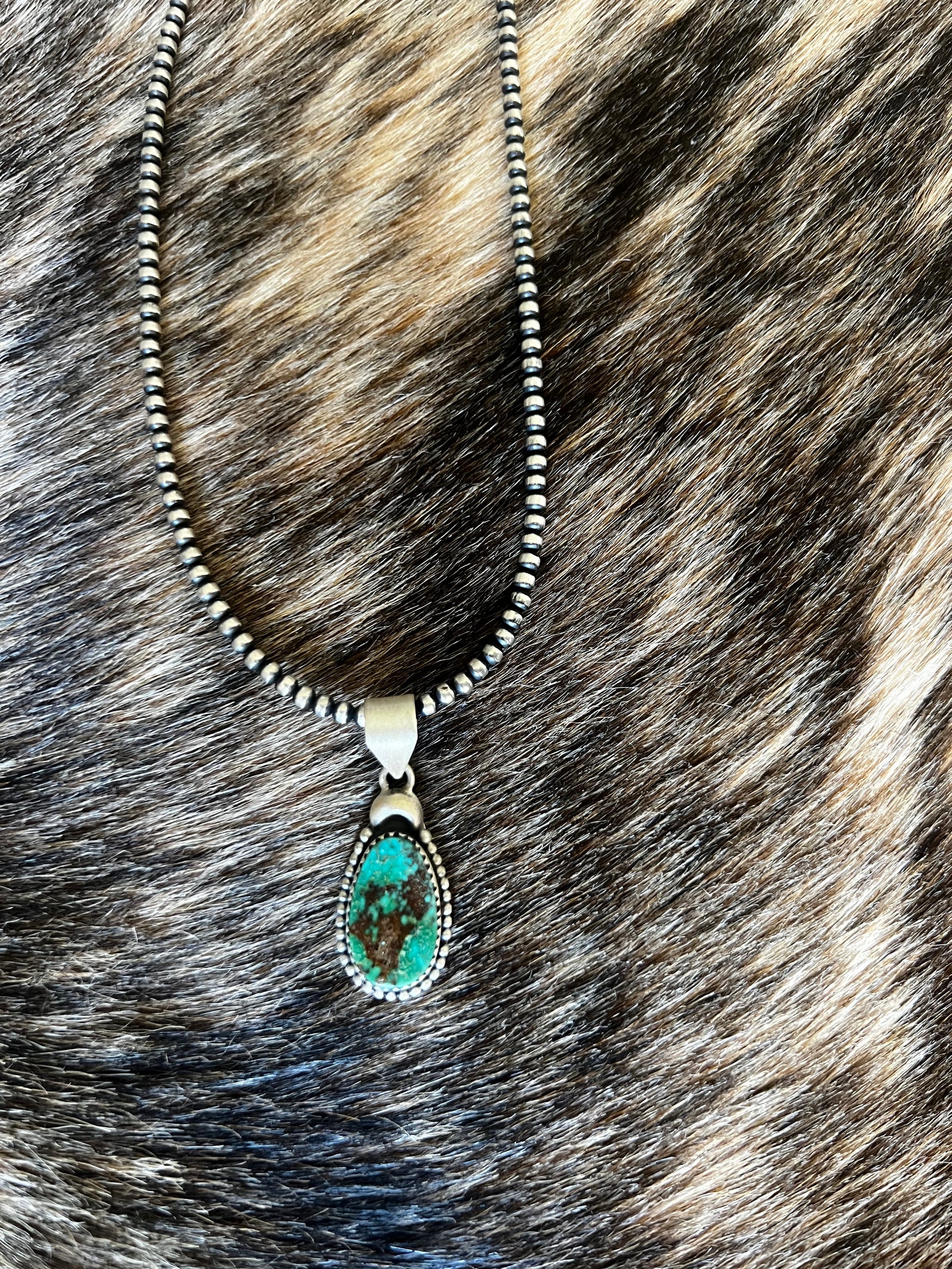 Kingman Turquoise Pendant-Branded Envy