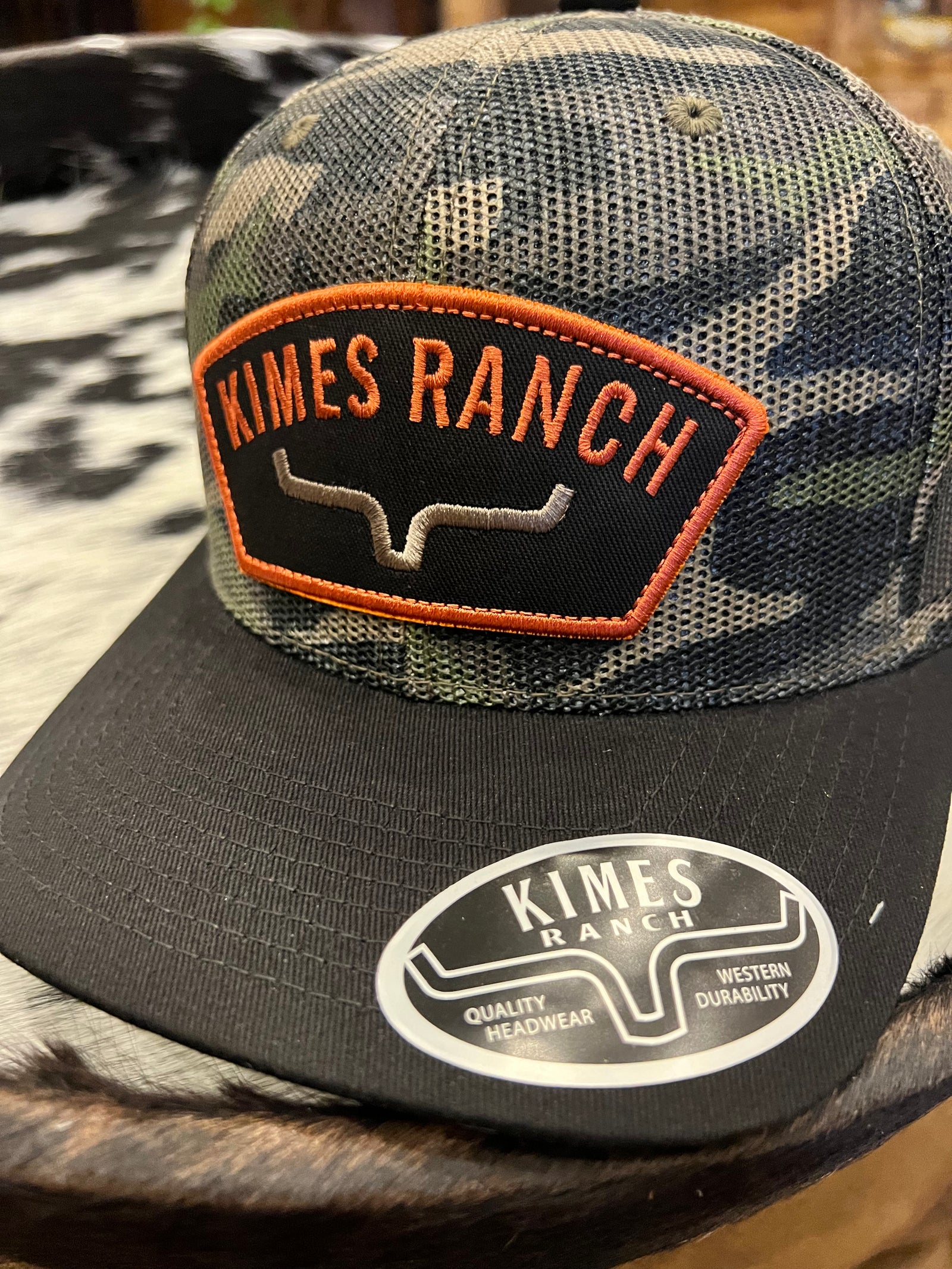 Kimes Maverick Black Camo Cap-Cap-Branded Envy