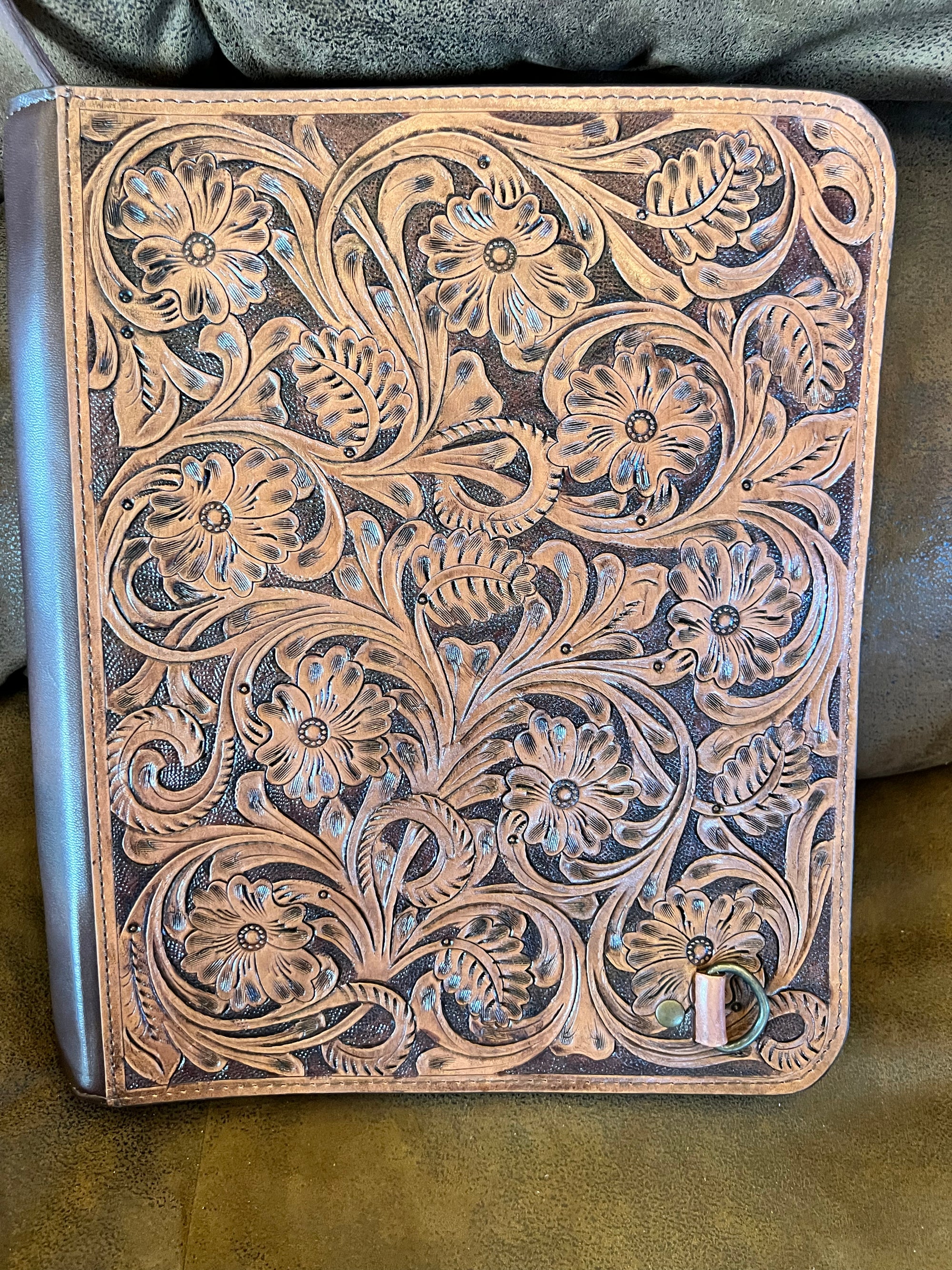 Tooled Padfolio-Bag and Purses-Branded Envy