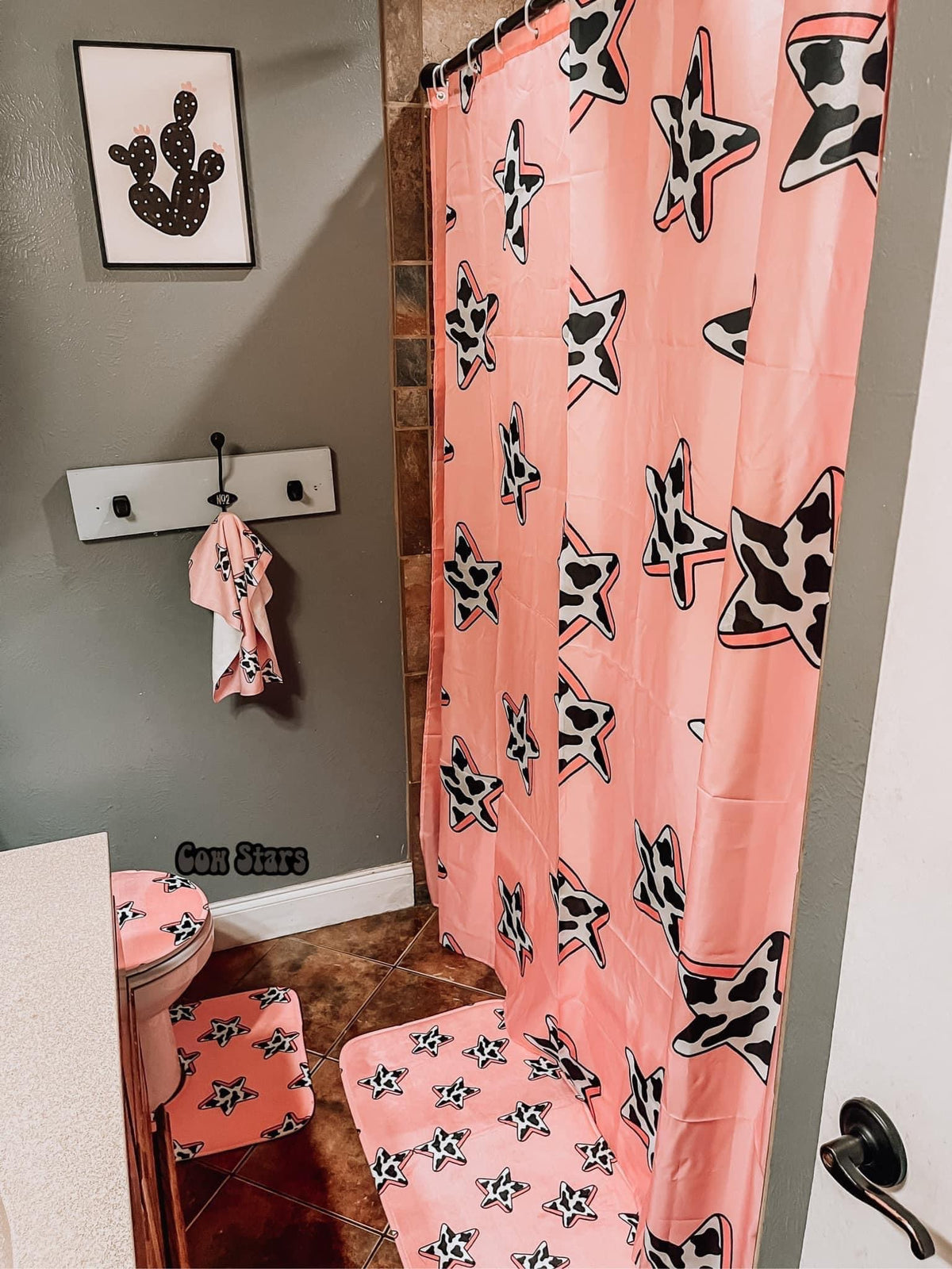 Punchy Bathroom Set-Shower Curtain-Branded Envy