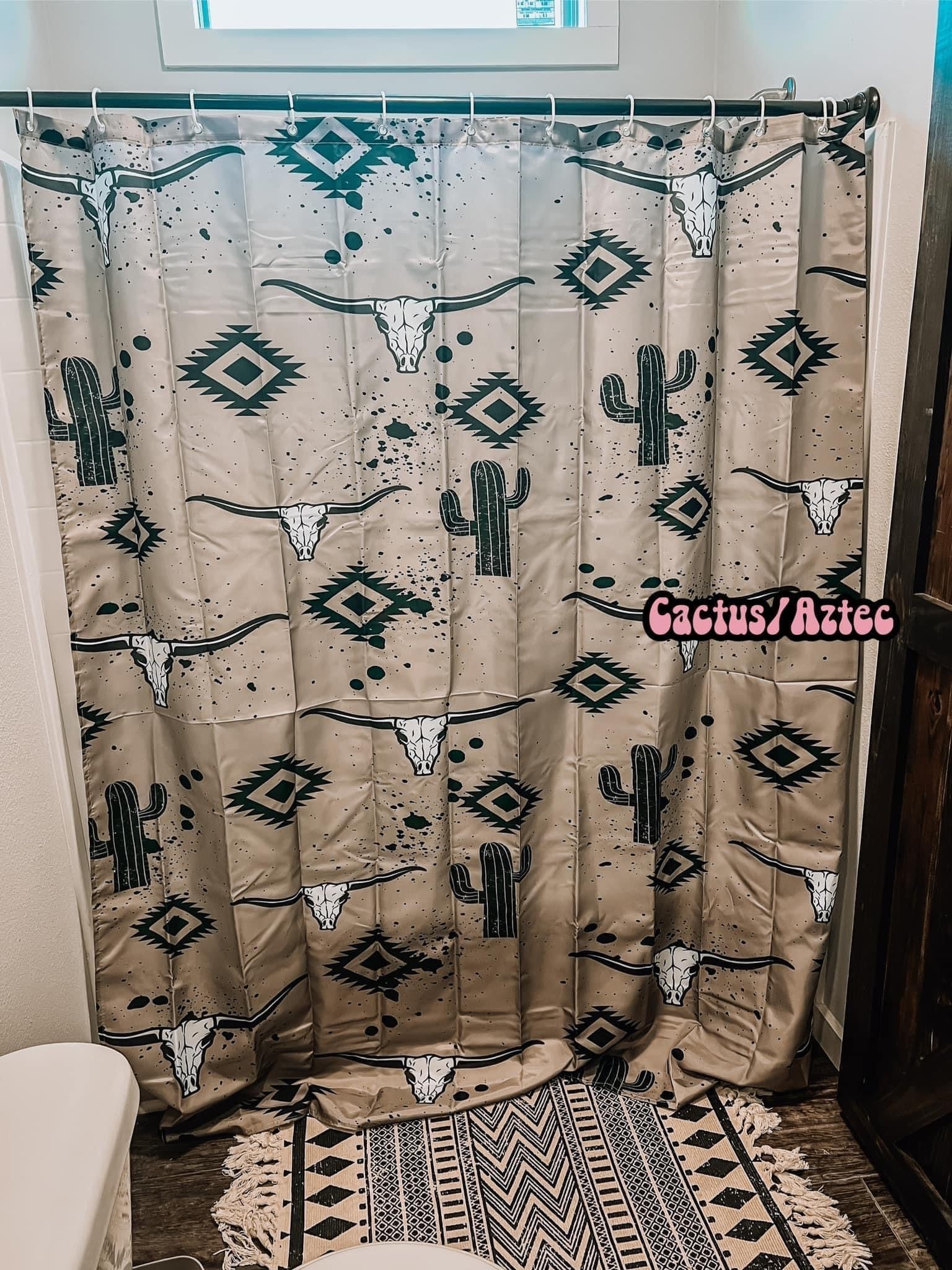 Punchy Bathroom Set-Shower Curtain-Branded Envy