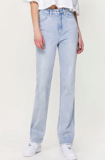 "Sheryl" 90's Vintage Straight Denim-Jeans-Branded Envy