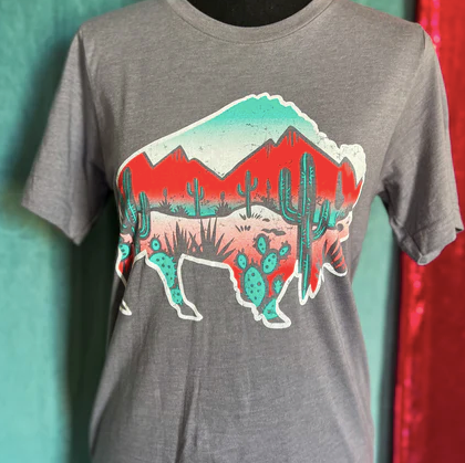 Bixby Bison Graphic Tee-graphic tee-Branded Envy