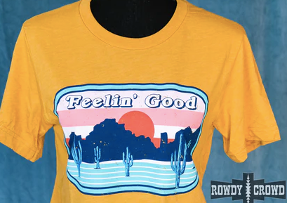 Feelin' Good Graphic Tee-Graphic Tee-Branded Envy