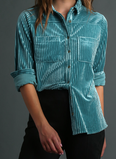 Shields Textured Button Down Top-Fashion Top-Branded Envy
