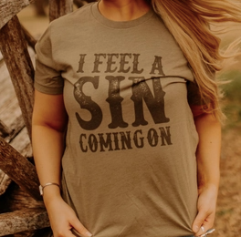 I Feel a Sin Graphic-graphic tee-Branded Envy