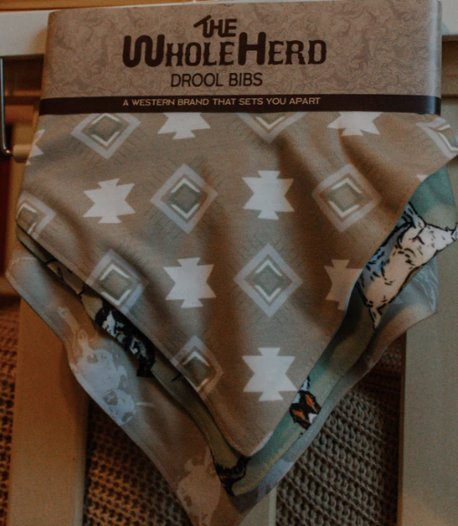 CowBabe Bandana Drool Bibs-Kids Fashion-Branded Envy