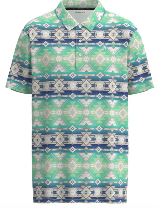 Weekender - Teal/Blue Aztec-Men's Shirt-Branded Envy