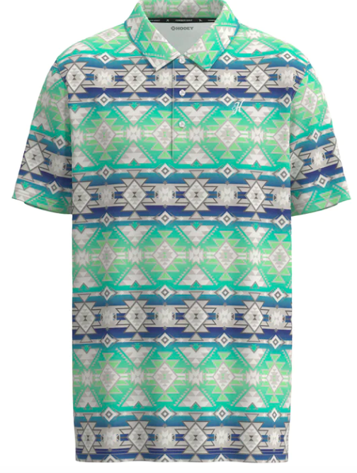 Weekender - Teal/Blue Aztec-Men's Shirt-Branded Envy
