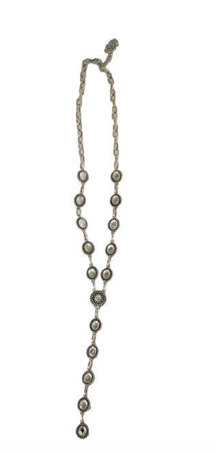 Twila Oval RS Necklace-Necklace-Branded Envy