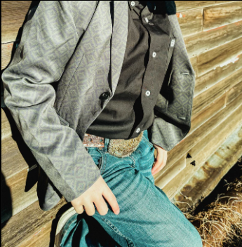 Keep &quot;Em Coming Cowboy Verde Blazer-Kids Fashion-Branded Envy