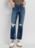 Evie HR Ankle Straight Denim-Jeans-Branded Envy