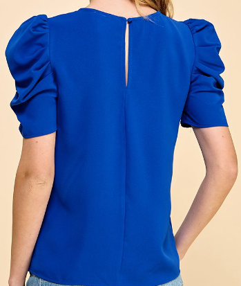 Eliza Puff Sleeve Top-Fashion Top-Branded Envy