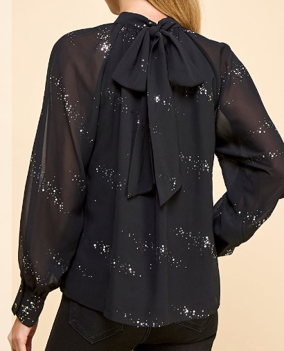 Maybelle Glitter Blouse-Blouse-Branded Envy