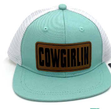 Cowgirliin Toddler Leather Patch Cap-Cap-Branded Envy