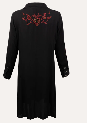 Waterfall Shirt Dress-Jacket-Branded Envy