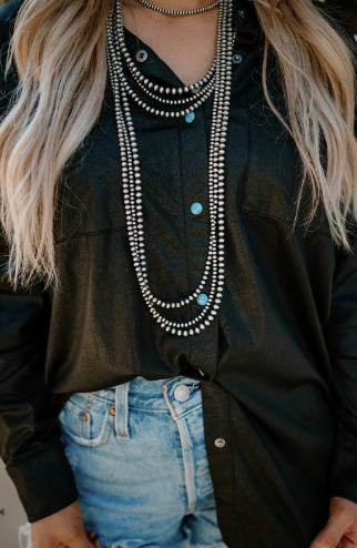 Luxe Leather Top-Fashion Top-Branded Envy