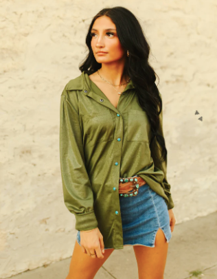 Luxe Leather Top-Fashion Top-Branded Envy