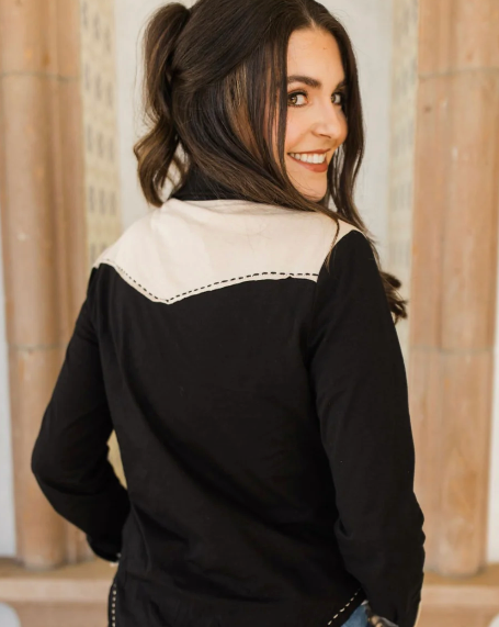 Rodeo Rose Western Top-western shirt-Branded Envy