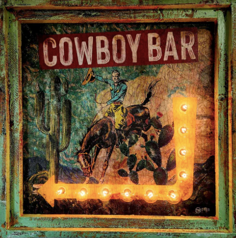 Cowboy Bar Marquee-Accessories-Branded Envy