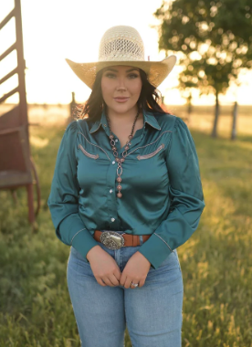 Sky Pearl Snap-western shirt-Branded Envy