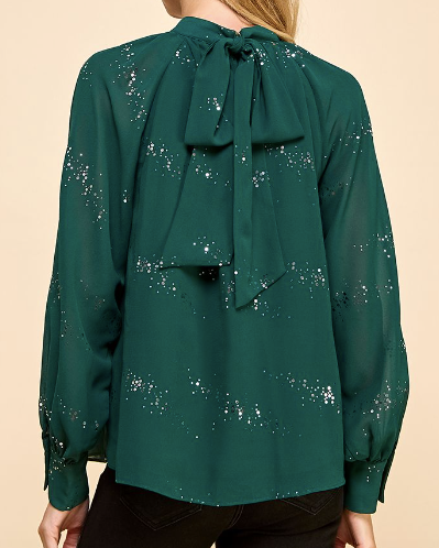Maybelle Glitter Blouse-Blouse-Branded Envy