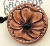 Hand Tooled Leather Hair Tie-Accessories-Branded Envy