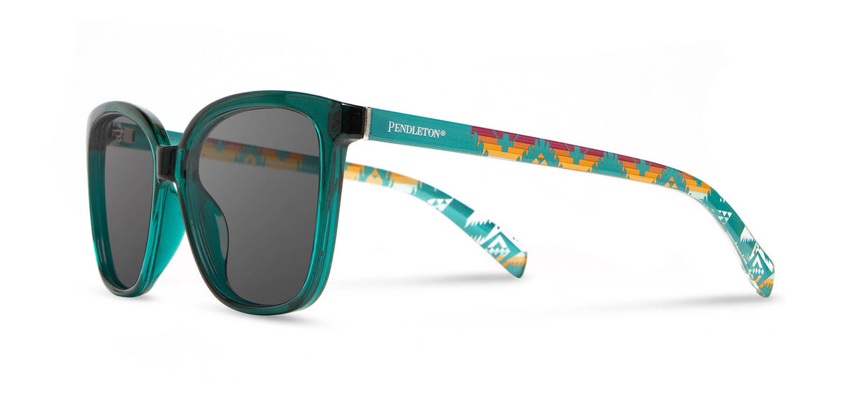 Pendleton Sunglasses - Rylahn: Teal Crystal / Nehalem: Teal Crystal / Nehalem / Grey Polarized-Sunglasses-Branded Envy