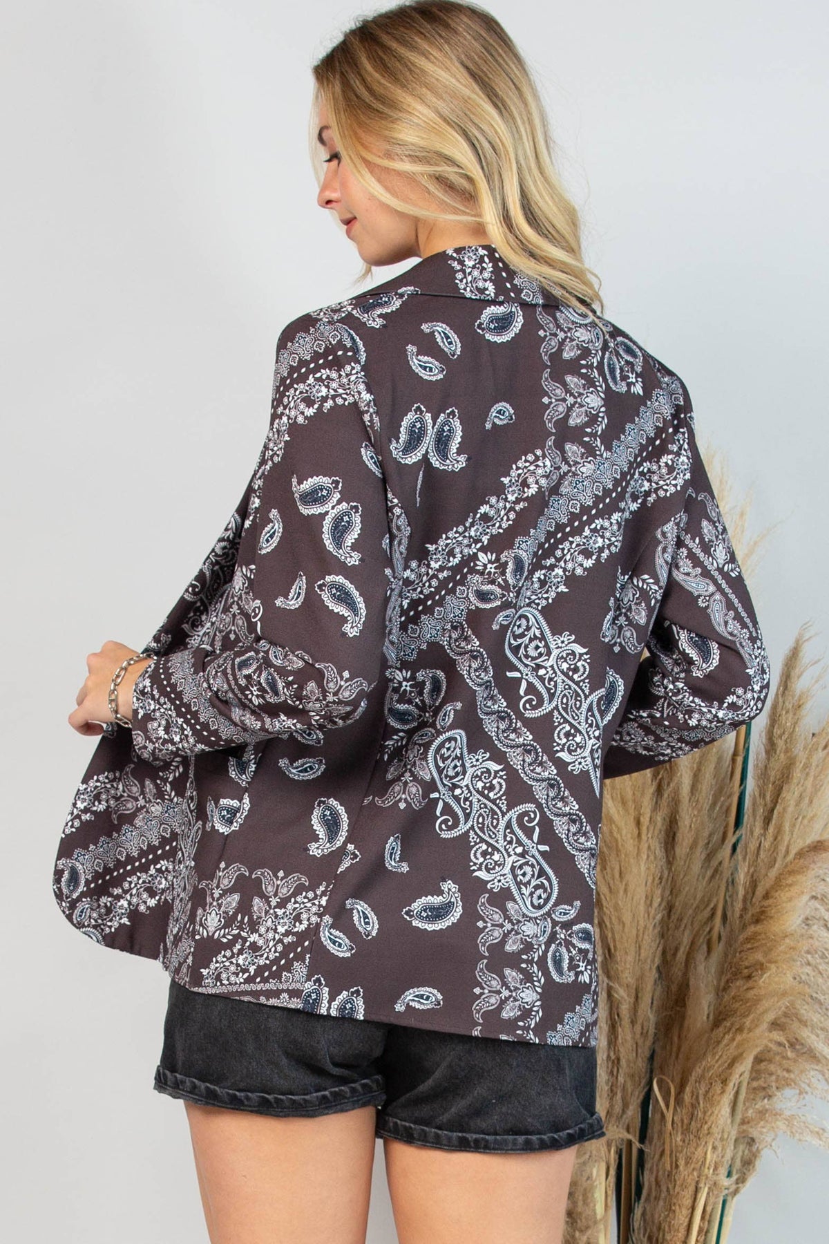 Jessi Bandana Blazer-Blazer-Branded Envy