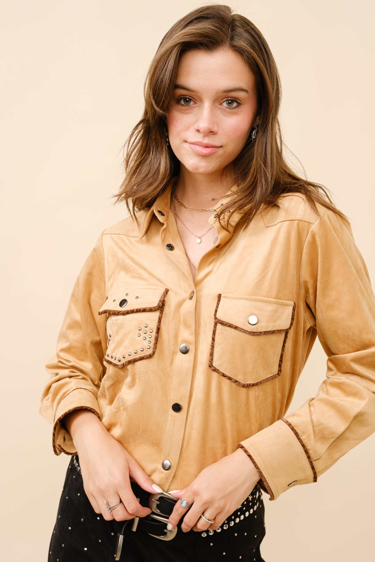 Jasper Western Blouse-western shirt-Branded Envy